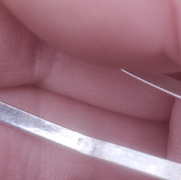 New Garnet 925 Silver Cuff Bracelet. - Picture 14 of 14